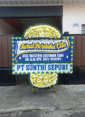 Papan Bunga Duka di Durian Payung